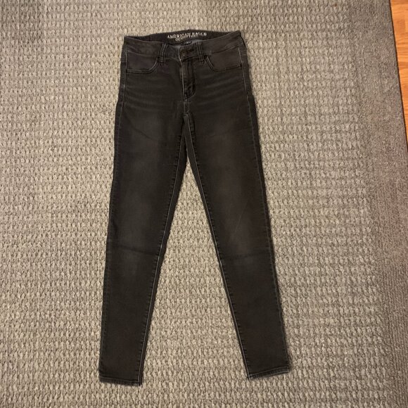 JUNIORS - 5 PC LOT, JEANS sz 0, 2 Aeropostale, American Eagle Outfitters, skinny - Picture 10 of 16